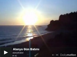 Alanya'da G�n Bat�m� Videosu